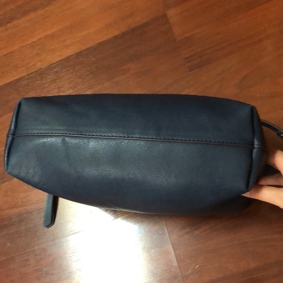 Splendid Blue Vegan Leather Satchel Shoulder Bag - Picture 7 of 12